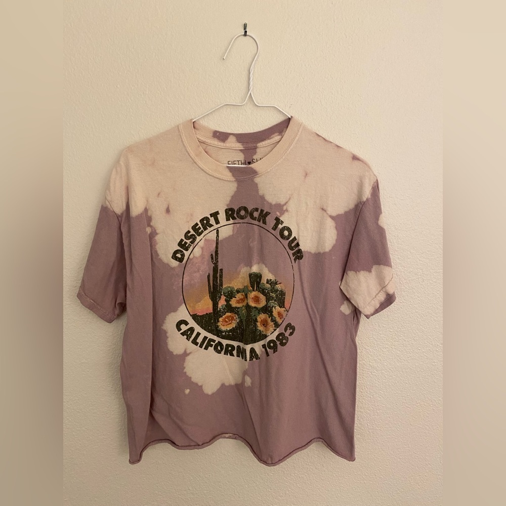 Desert Rock Tour cropped tshirt